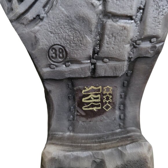 A.S. 98 Shaylynn Tatum Boot Taupe Suede Knee High Size 38 - Picture 12 of 16